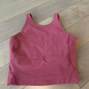 Lululemon Align High-Neck Tank Top Mulled Wine Sz 4